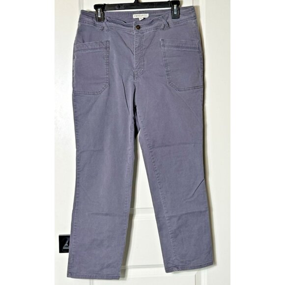 Frye and‎ Co Straight Leg Chino pants Women's 10 Gray - Picture 1 of 10